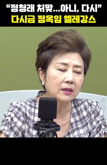 "정청래 처맞...아니, 다시" 다시금 정옥