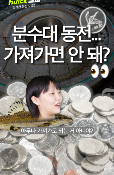 청계천 '소원 동전' 주워간 남녀, 처벌 가능할까 [휙]