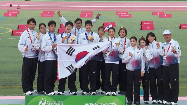 '근대 5종' 성승민, 선수단 첫 금메달...'남자 단체'도 정상