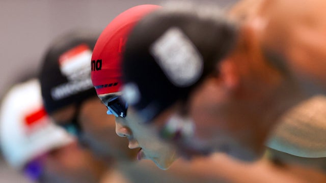 김영범, 자유형 50m 예선 1위 결승행...계영 800m 2연패 시동 [AG 영상]