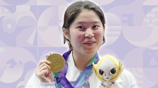 '멋쟁이' 총으로 금빛 명중...추가은, 사격 첫 금메달