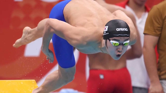 '어깨 부상' 김우민, 주 종목 자유형 400m 기권