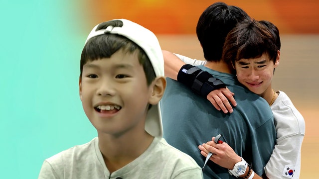 "엄마!" 극적 금메달 '눈물'...'영재발굴단' 그 신동이었다