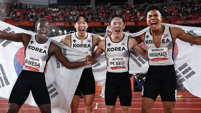 실격 번복 딛고..남자 계주 극적인 동메달